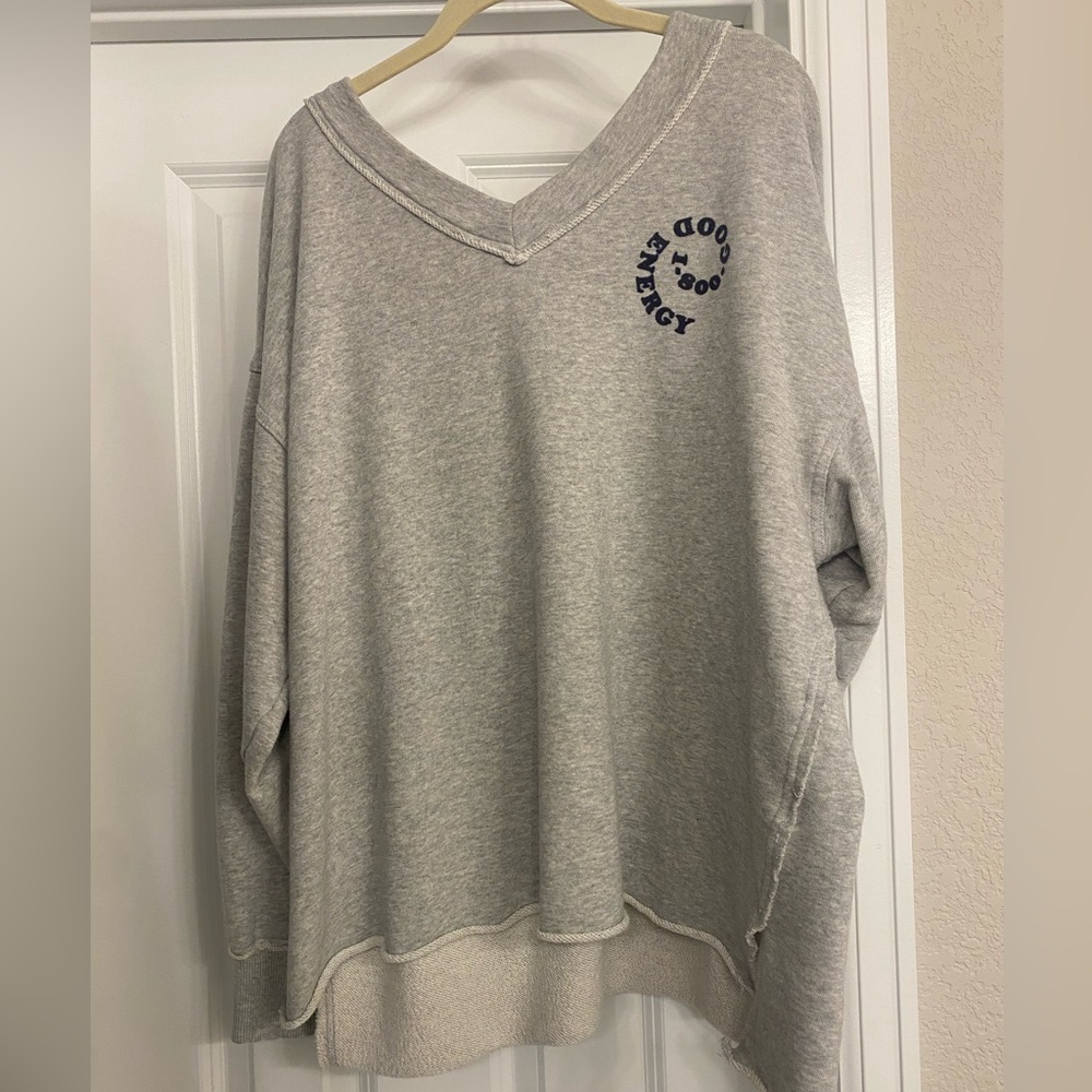 Aerie Wonder V-neck Sweatshirt